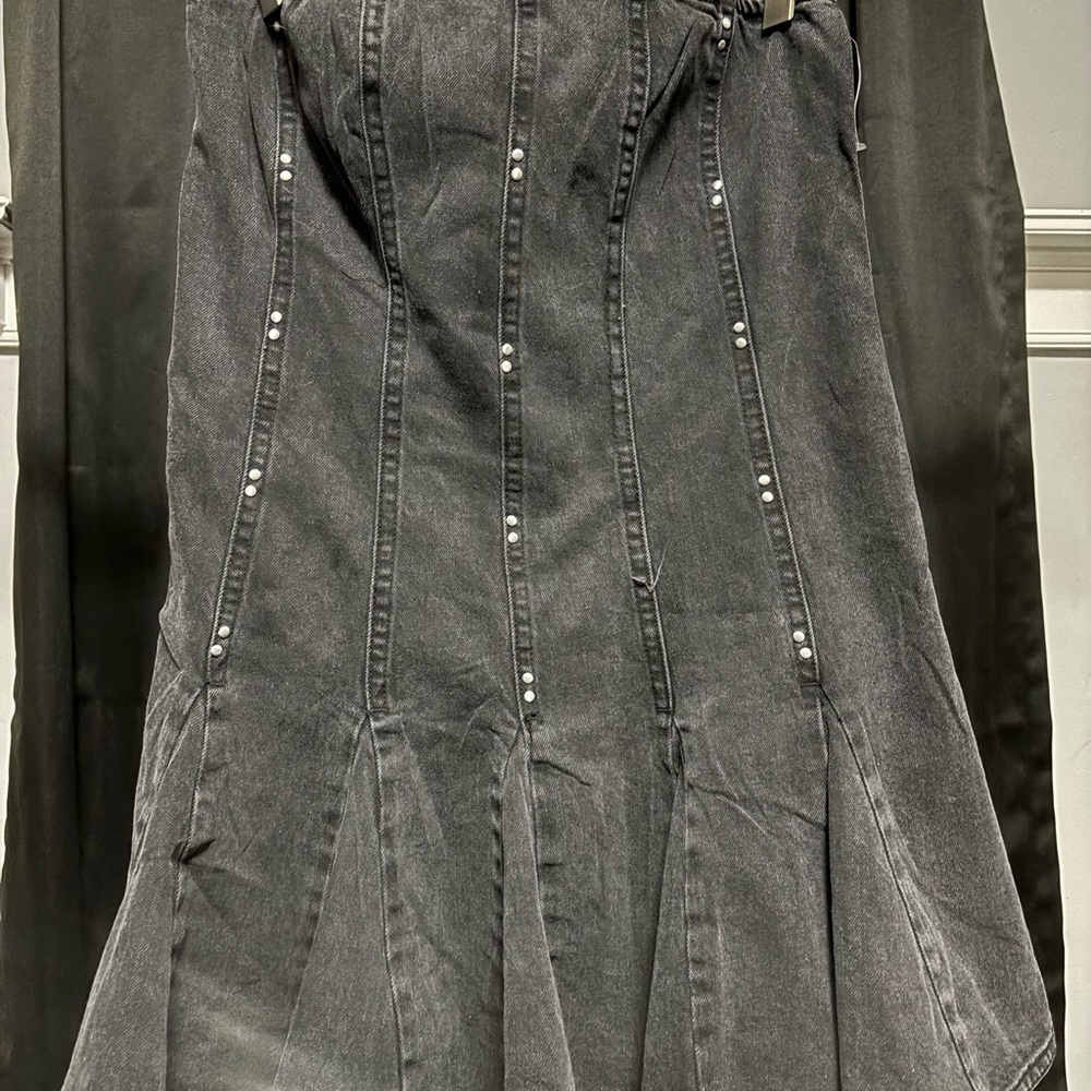 Black Denim Dress
